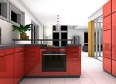 Wie man eine Küche dekoriert, welche im verschiedenen Stil entworfen wurde?