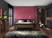 Schlafzimmer in herbstlichen Farben. Wie man den Innenraum gemütlich einrichten kann?