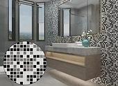 Verlegen von Mosaiken an der Wand in dem Badezimmer und der Küche. Wie man es richtig macht