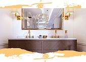 Goldarmaturen für das Badezimmer – eine Idee für ein stilvolles Interieur