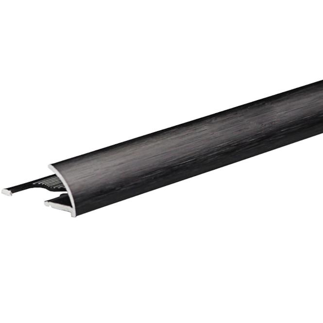 Profil Rondalu Alu Anod Black Brushed 2700/27/12,5 mm