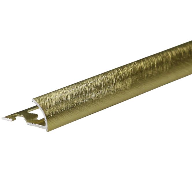 Profil Rondalu Alu Anod Gold Brushed Spiga 2700/27/10 mm