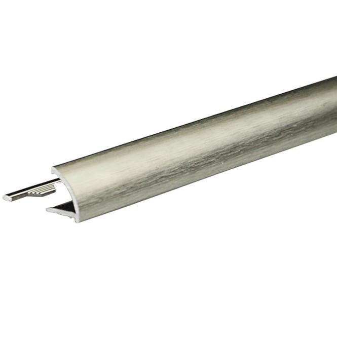 Profil Rondalu Alu Anod Titanium Brushed 2700/27/10 mm