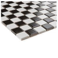 Mosaik schwarz weiß 65523 30,2x30,2x0,4