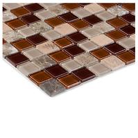 Mosaik galicia marron/yellowstone/glass br mix 70442 30x30x0,4