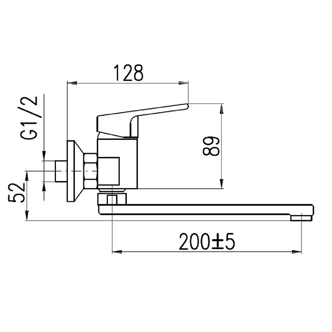 RAV-SLEZAK COLORADO Spülenmischer/Waschbecken Gold - Teilung 100 mm CO101.0/23Z