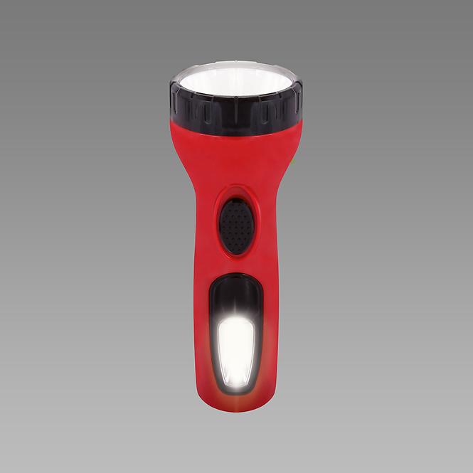 Taschenlampe Traper LED 1W+2W 03933 Rot/schwarz