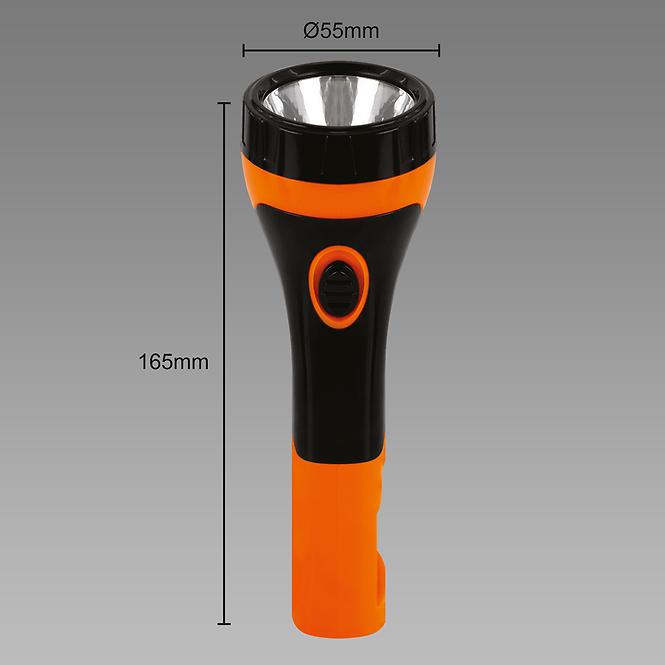 Taschenlampe Tramp LED 1W 03934 Schwarz/orange
