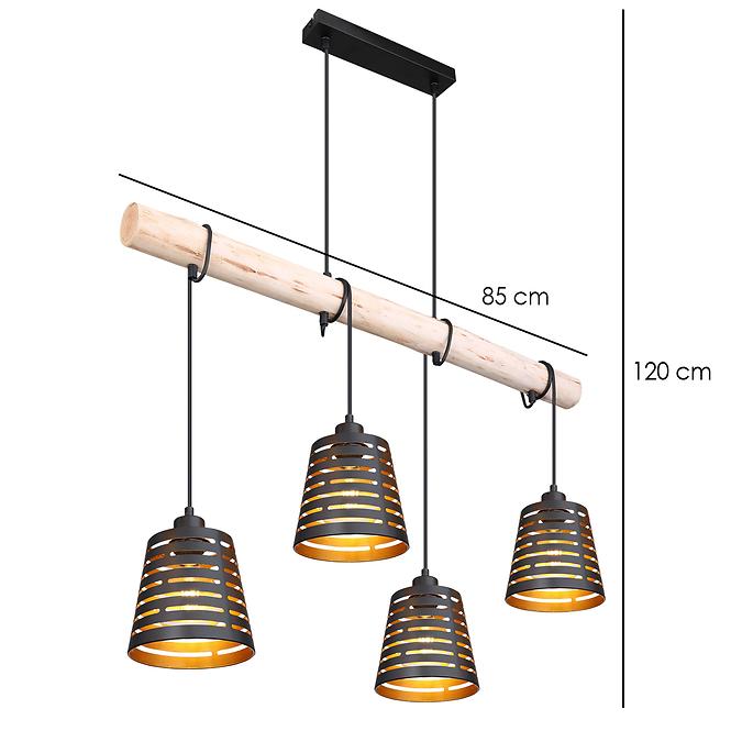 Lampe 15451-4H Wood Lw4