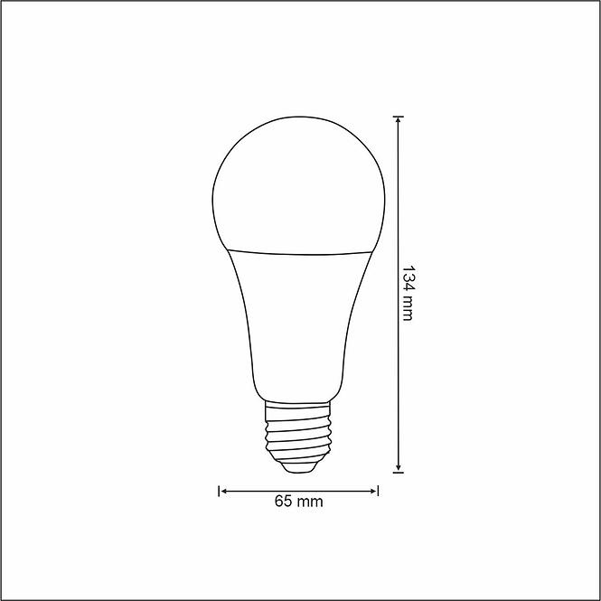 POLUX LED-Lampe A65 E27 11W 2700-6500K + RGB WIFI TUYA