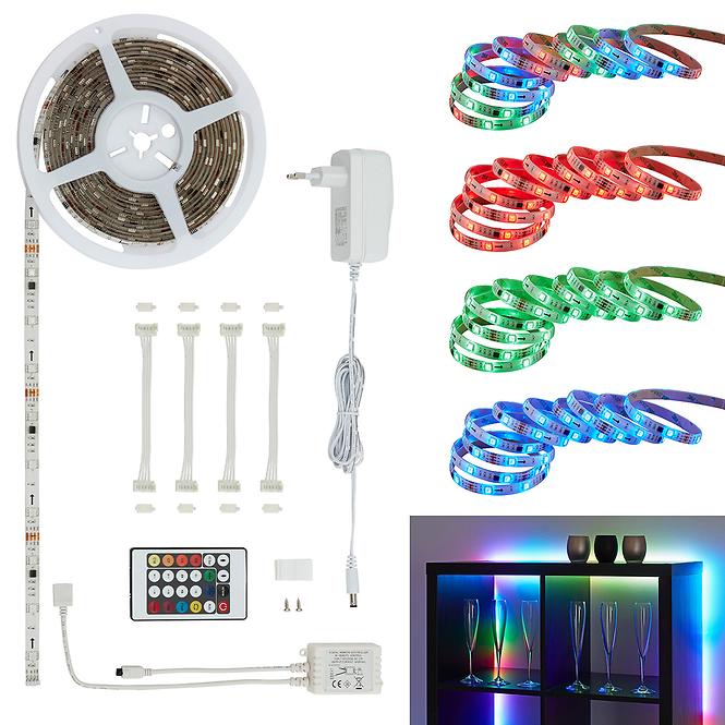 Flexibler RGB-LED-Streifen, digital, 150x RGB-LED, Länge 5m 
