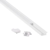 Verdecktes Aluminiumprofil für LED-Streifen, Länge 1 m, Farbe: weiß 