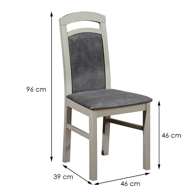 Stuhl W119 Eiche Craft Weiß Sally 8