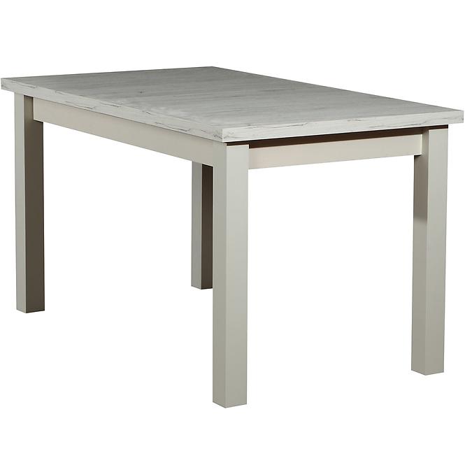 Tisch St28 140x80+40 L Eiche Craft Weiß,2