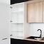 Küchenzeile Denis W80 Schwarz Mat Continental/Weiß,10