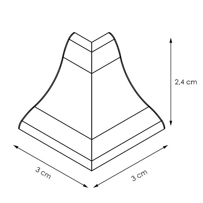 Außenkante – Granitgrau Lws-114  