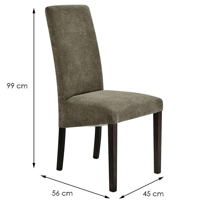 Stuhl Tobago X Braun / Füß wenge 635074