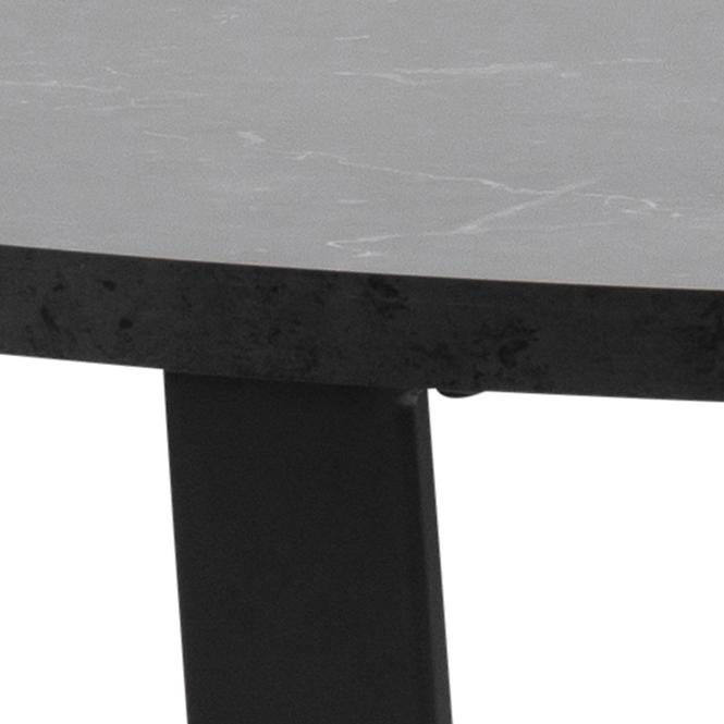 Tisch Amble schwarz Marmor/schwarz mat