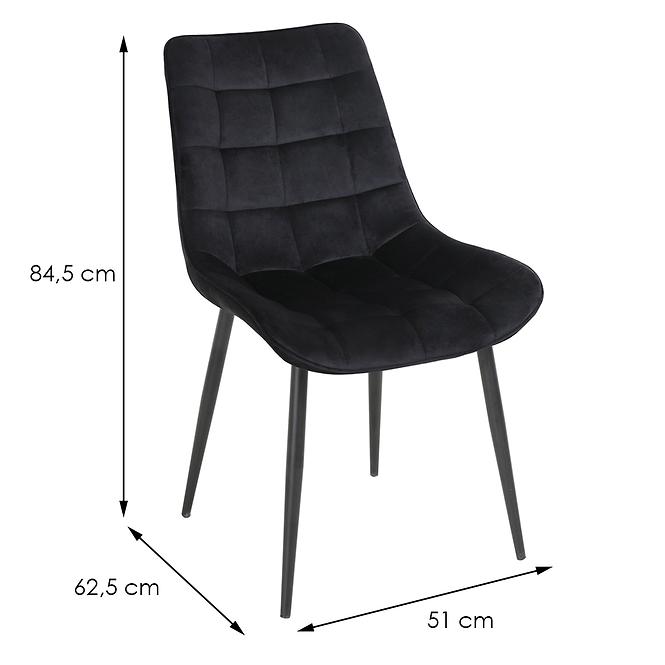 Stuhl Ottava 80097h-V15 Black