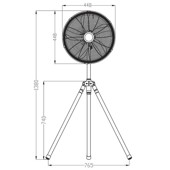 Ventilator Stativ 16” VO0954 Holz 