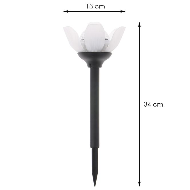 Solarlampe Weiße Tulpe ST 93