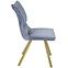Stuhl Porto Monolith grau/Füße golden,3