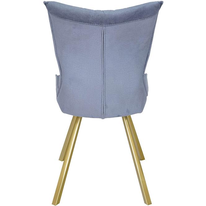 Stuhl Porto Monolith grau/Füße golden