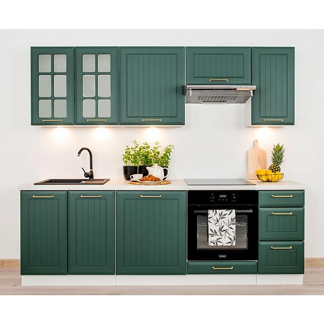 Küchenzeile Irma D80 grün matt