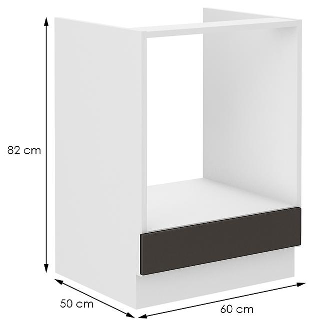 Küchenzeile STILO graphit matt/weiß 60dg bb,2