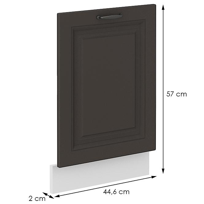 Türen für Einbauspülmaschine STILO graphit matt/weiß 570x446