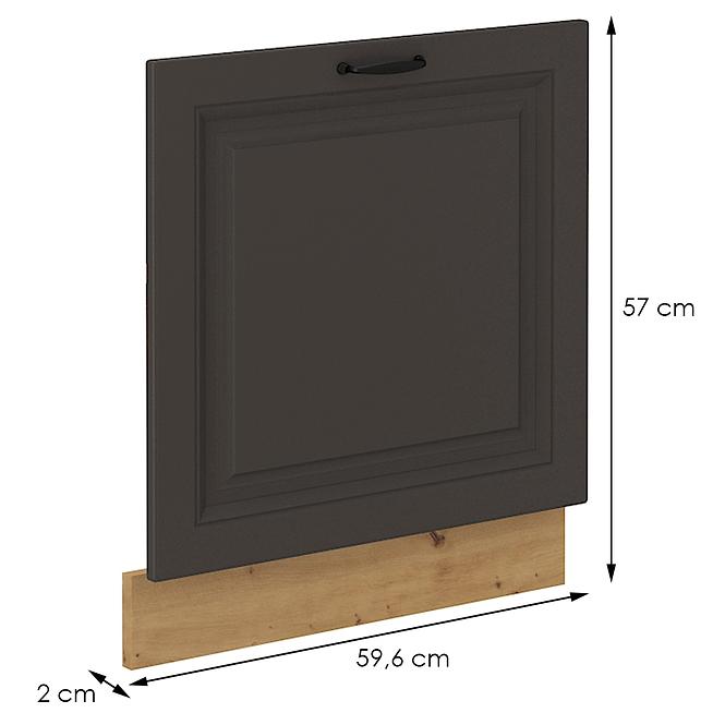 Türen für Einbauspülmaschine STILO graphit matt/artisan 570x596