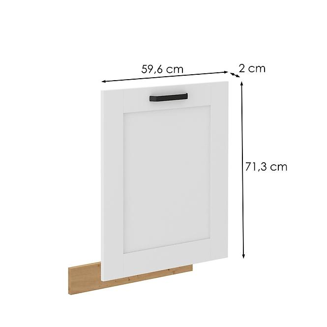 Türen für Einbauspülmaschine LUNA weiß matt/artisan 713x596