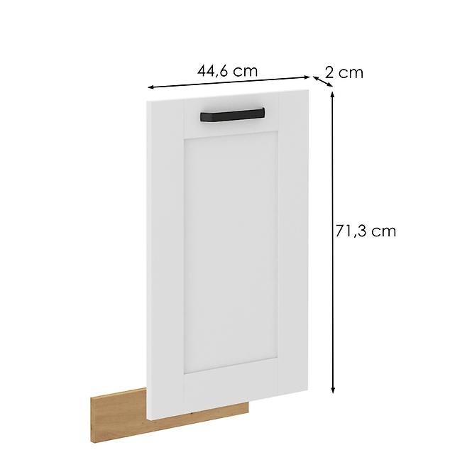 Türen für Einbauspülmaschine LUNA weiß matt/artisan 713x446
