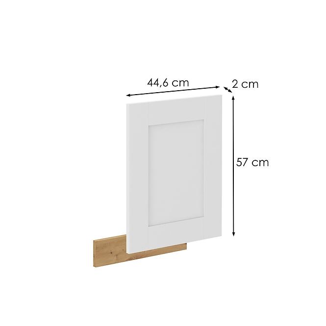 Türen für Einbauspülmaschine LUNA weiß matt/artisan 570x446
