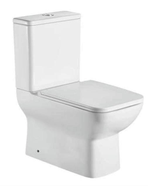 Standtiefspülklosett WC Horus mit Sitz