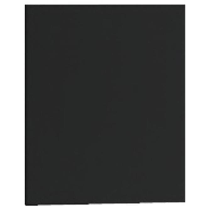 Seitenplatte Max 360x304 schwarz
