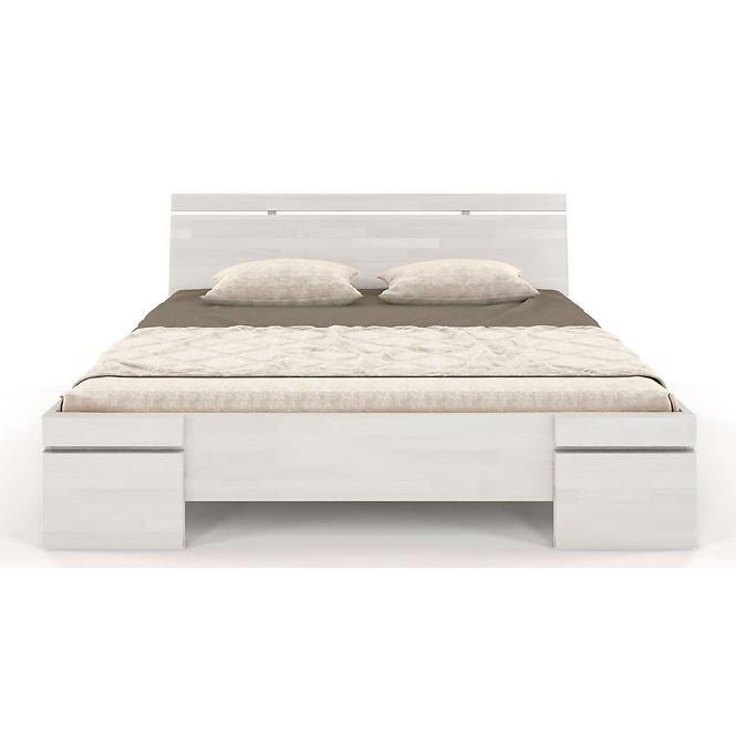 Bett aus buche Skandica Sparta maxi 120x200 cm. weiß