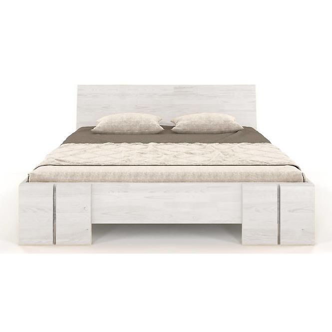 Bett aus kiefernholz Skandica Vestre maxi 140x200 weiß