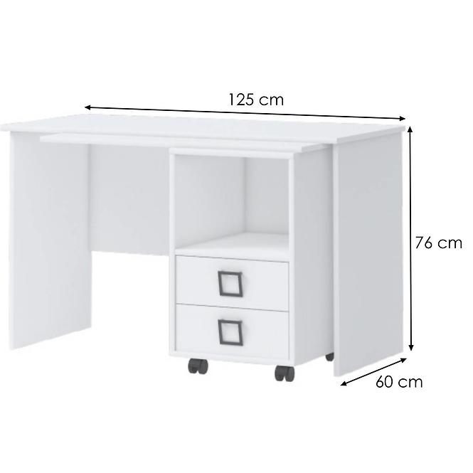 Schreibtisch Kiki RS-BE/KI-15 white/white