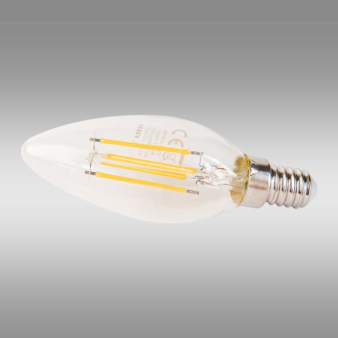LED Glühbirne Filament Retro Kerze 4,2W E14 2700K