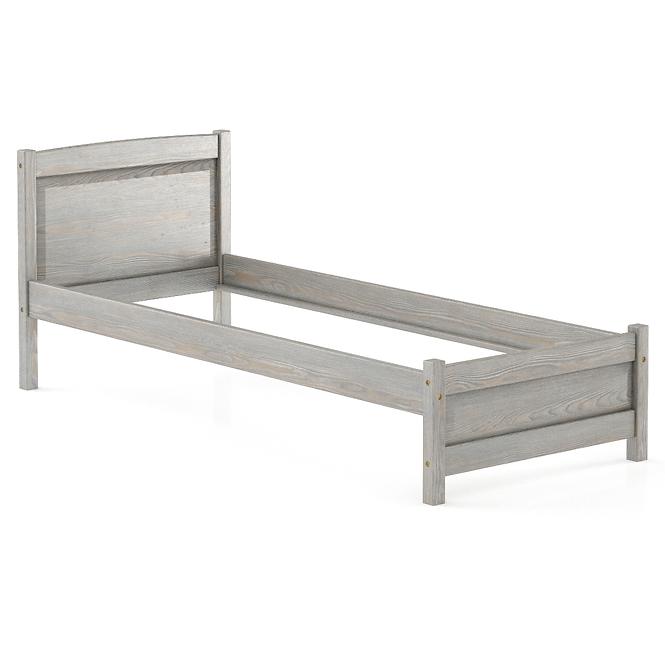 Bett aus kiefernholz LK125–80x200 grey