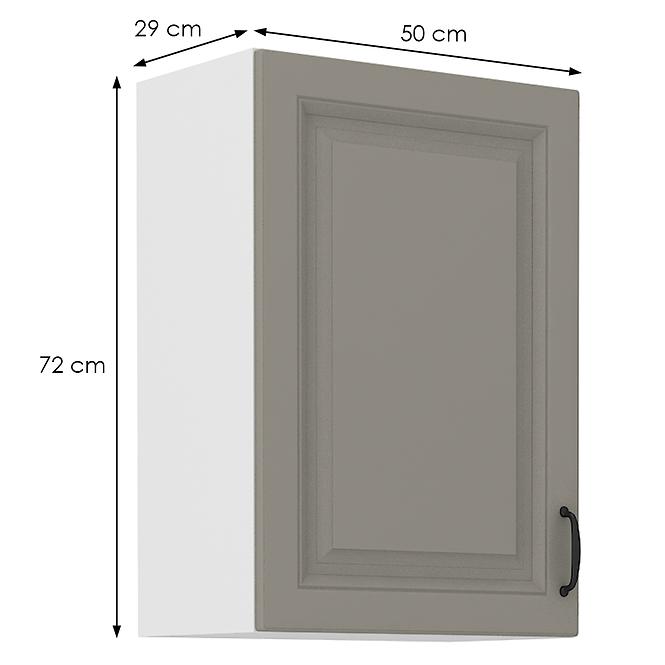 Küchenschrank Stilo claygrey/weiß 50G-72 1F