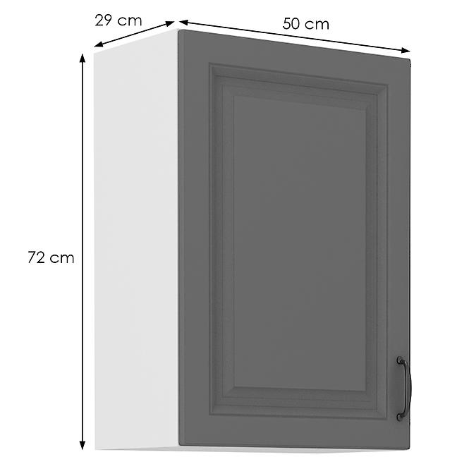 Küchenschrank Stilo dustgrey/weiß 50G-72 1F