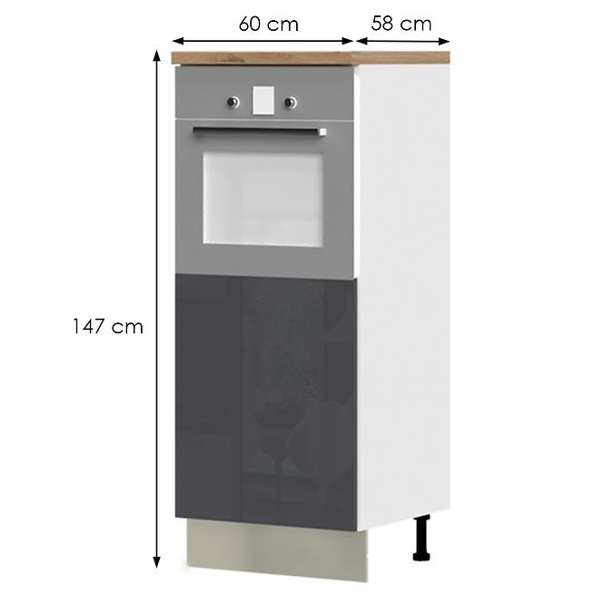 Küchenschrank Infinity K14-60-1KR/5 Anthracite