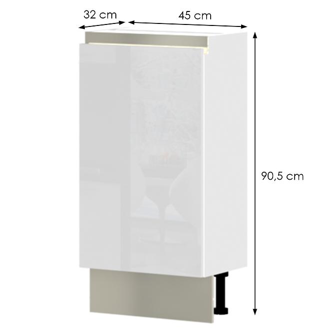 Küchenschrank Infinity R3-45-1K/5 Crystal White