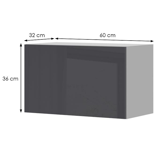 Küchenschrank Infinity V3-60-1K/5 Anthracite