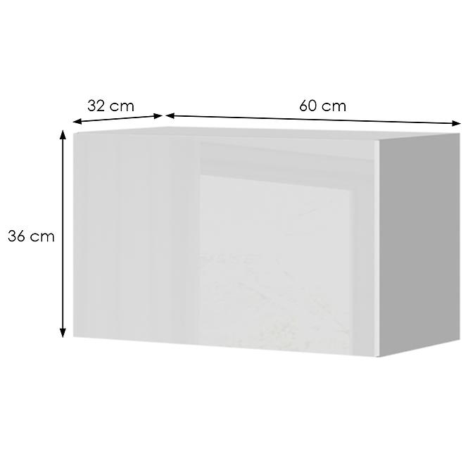 Küchenschrank Infinity V3-60-1K/5 Crystal White