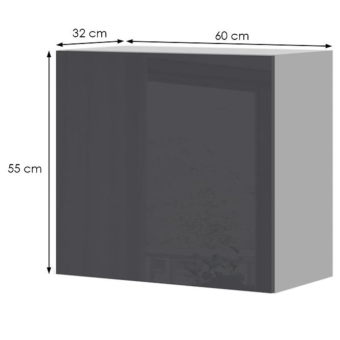 Küchenschrank Infinity V5-60-1K/5 Anthracite