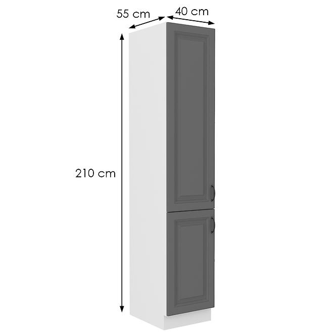 Küchenschrank Stilo dustgrey/weiß 40DK-210 2F