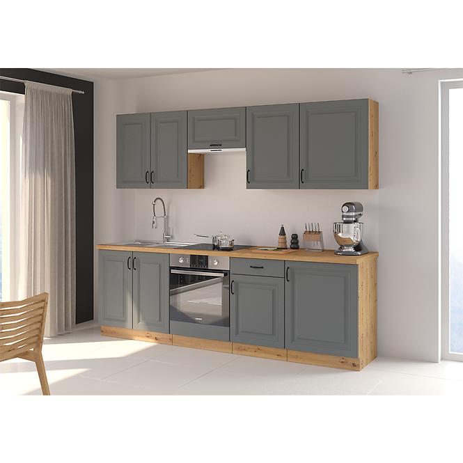 Türen für Einbauspülmaschine Küchenschrank Stilo dustgrey/artisan 570x446